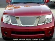 2005 2007 NISSAN PATHFINDER GRILLE UPPER 3pc and LOWER fits factory painted bumper Black Finish