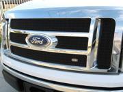 2009 2012 FORD F150 LARIAT KING RANCH MDL UPPER GRILLE 6pc Gloss Black Finish