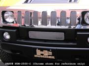 2003 2007 HUMMER H2 GRILLE UPPER and LOWER Silver Finish