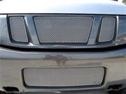2004 2007 NISSAN ARMADA GRILLE UPPER 3pc and LOWER Silver Finish