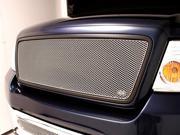 2004 2005 FORD F150 GRILLE UPPER fits lrg honeycomb shell only and BUMPER INSERT Silver Finish