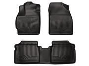 2010 2013 Toyota Prius Husky Liners BLACK FRONT 2ND SEAT FLOOR LINERS WEATHERBEATER SERIES