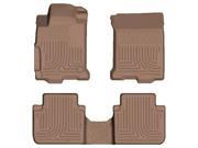 2013 Honda Accord Husky Liners TAN FRONT 2ND SEAT FLOOR LINERS WEATHERBEATER SERIES