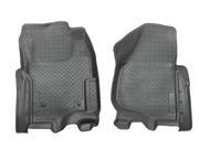 2012 2013 Ford F 250 Super Duty Husky Liners GREY FRONT FLOOR LINERS CLASSIC STYLE SERIES