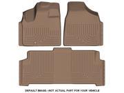 2004 2009 Toyota Prius Husky Liners TAN FRONT 2ND SEAT FLOOR LINERS WEATHERBEATER SERIES