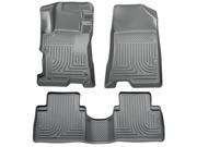 2008 2012 Honda Accord Husky Liners GREY FRONT 2ND SEAT FLOOR LINERS WEATHERBEATER SERIES