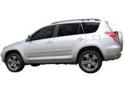 Painted Body Side Molding with Chrome Insert for Toyota RAV4 2013 Blizzard Pearl 070 [Set of 4]