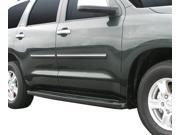 Painted Body Side Molding with Chrome Insert for Toyota Sequoia 2008 2013 Black 202