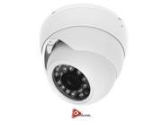 Acelevel 2.4MP HD TVI Camera with 2.8mm Fixed Lens White Color