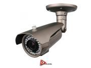 Acelevel 2.4MP HD TVI Bullet Camera with 2.8 12mm Vari Focal Lens Gray Color