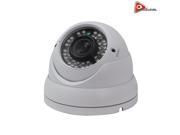 Acelevel AHD 1080P Night Vision Weatherproof Vari Focal Dome Camera White Color