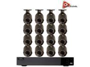 Q See 16 Channel HD Analog DVR with 2TB HDD 16 x 4MP Cameras with 100 Night Vision