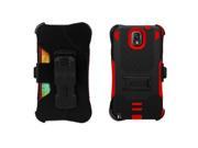 Beyond Cell Tri Shield Kombo Case for Samsung Galaxy Note 3 Black Red