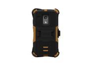 Beyond Cell Tri Shield Kombo Case For Motorola Moto G XT1032 Black Brown