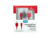 Naztech Apple Lightning Connector Cable for iPhone 5 5s 5c iPad 4th Air Red