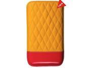 Samsung Galaxy S II CAPI Leather Pouch Case Cover Yellow Pink by Trexta
