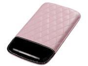 Apple iPhone 4 4s CAPI Leather Pouch Phone Case Cover by Trexta Pink Black