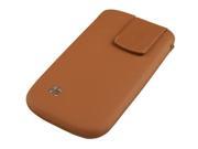 Trexta Lifter Leather Case Pouch for iPhone® 5 5s Light Brown