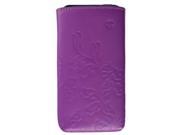 Trexta Tone Genuine Leather Case Pouch for iPhone® 4 4s Fuchsia