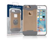 Apple iPhone 6 Plus Case Tech Armor Apple iPhone 6S iPhone 6 Plus 5.5 inch Gold Cool Gray Active Series Rugged Case Lifetime Warranty