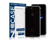 Tech Armor Apple iPhone 7 Plus FlexProtect Case Perfect Fit Flexible Protection Shock Absorption for Apple iPhone 7 Plus Clear