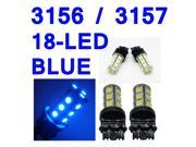IG Tuning 3157 18 SMD Blue LED Bulbs Reverse Light 3156 3757 4114 4157 Backup Daytime Running Light DRL Turn Signal Light Corner Stop Parking Side Marker