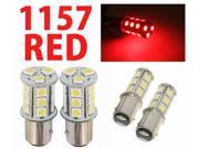 IG Tuning 1157 BAY15D 2357 7528 18 SMD 5050 LED Turn Signal Light Side Marker Dome License Plate Reverse Bulbs Red