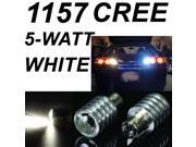 IG Tuning 1157 BAY15D 5W CREE Q3 Chip LED Super Bright Xenon Pure White Car Signal Reverse Light Lamp Bulb