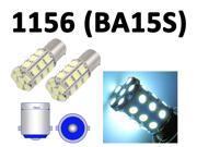 White 1156 BA15S 27 SMD 5050 LED RV Brake Backup Turn Signal Car Light Bulb Lamp by Autolizer