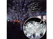 White 100 LED Fairy String Lights Lamp for Christmas Tree Holiday Wedding Party Xmas Decoration Halloween Showcase Displays Restaurant or Bar and Home Garden