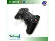 Wireless Bluetooth Dual Vibration Controller For Sony PlayStation 3 BLACK