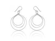 Party Jewelries Graduated Style Teardrop Shape 925 Sterling Silver Drop Earrings Incl. ClassicDiamondHouse Gift Box Cleaning Cloth