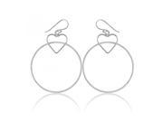 Women s Fashion Hearts with Large Hoops Textured Finish 925 Sterling Silver Drop Earrings Incl. ClassicDiamondHouse Gift Box Cleaning Cloth