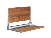 18 Serena Folding Shower Bench Seat Modern Teak Wood Bath Medical Wall Mount
