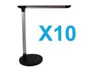 LOT X10 Adjustable Dimming Touch Luxury LED Desk Lamp Reading Light Dimmer Cool