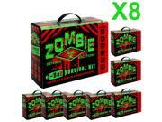 LOT X8 Zombie 3 Day Defense Survival Kit Walking Dead Disaster Emergency Bug Out
