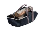 Firewood Canvas Caddy 36.5 X 18 Log Tote Bag Carrier Holder Transports