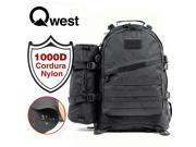 Qwest Outdoor 55L 10L Bag 1000D Tactical Militarily Pack Molle Daypack Black