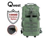 Qwest Outdoor 45L 1000D Tactical Militarily Style Pack Molle Daypack Army Green