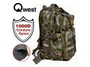Qwest Outdoor 45L 1000D Tactical Militarily Style Pack Molle Daypack A Tac Cammo
