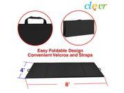 Black 8 x4 x2 Gymnastics Gym Folding Exercise Aerobics Tumbling Karate yoga Mat