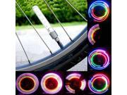 2pcs Cycling Bicycle Motorcycle Car Tyre Tire Valve 5 LED Bike Wheel Light Flash Lamp