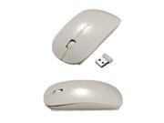 2pcs 2.4 GHz Slim USB Wireless RF Optical Mouse Mice For Apple Laptop PC Mac Macbook Computer