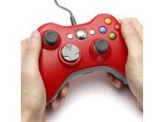 Red USB Dual Shock Controller Gamepad Joystick Jaypad for Microsoft Xbox 360 PC
