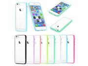 Ultra Thin TPU Bumper PC Matte Clear Protector Case Cover for 5.5 iPhone 6 Plus