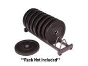 Body Solid Premium Rubber Bumper Plates Made in USA 260lbs Set ORPH260 *New*