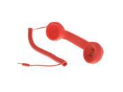 Coco Retro Style Wired Pop Phone Handset for mobile phones and tablets RED