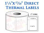 4 Rolls 1.25x.85 Direct Thermal Labels for Zebra LP2824 LP2422 TLP2824 LP2844 LP2442 LP2844 TLP2844 ZP450 GC420d GC420t GK420d GK420t GX420d GX420t Barcode Prin