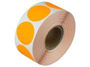 1 Roll ROUND FLOURESCENT ORANGE .5 INCH COLOR CODING CODED LABEL STICKER DOT INVENTORY CODE