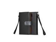 LG G2 LS980 VS980 D800 D801 D802 Leather Stand Wallet Flip Cover Black Case